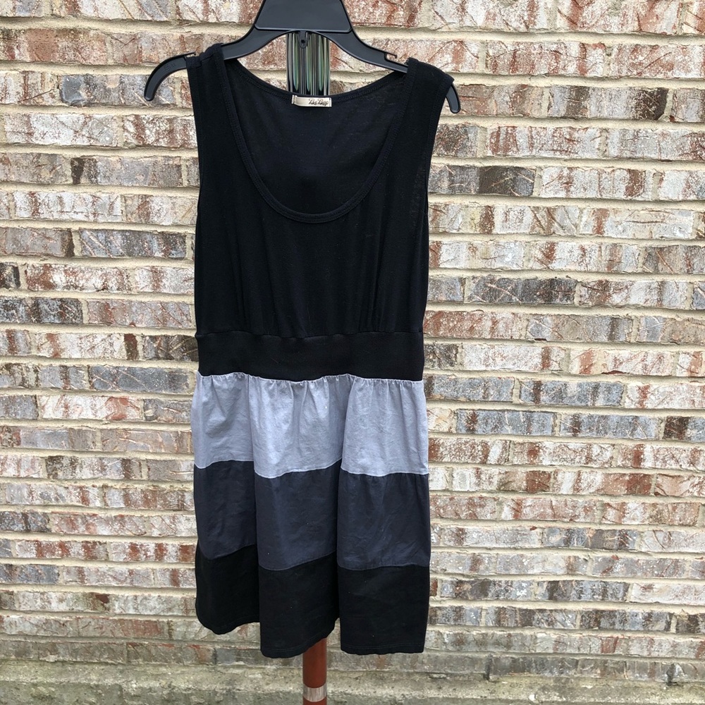 Gray tunic dress tank